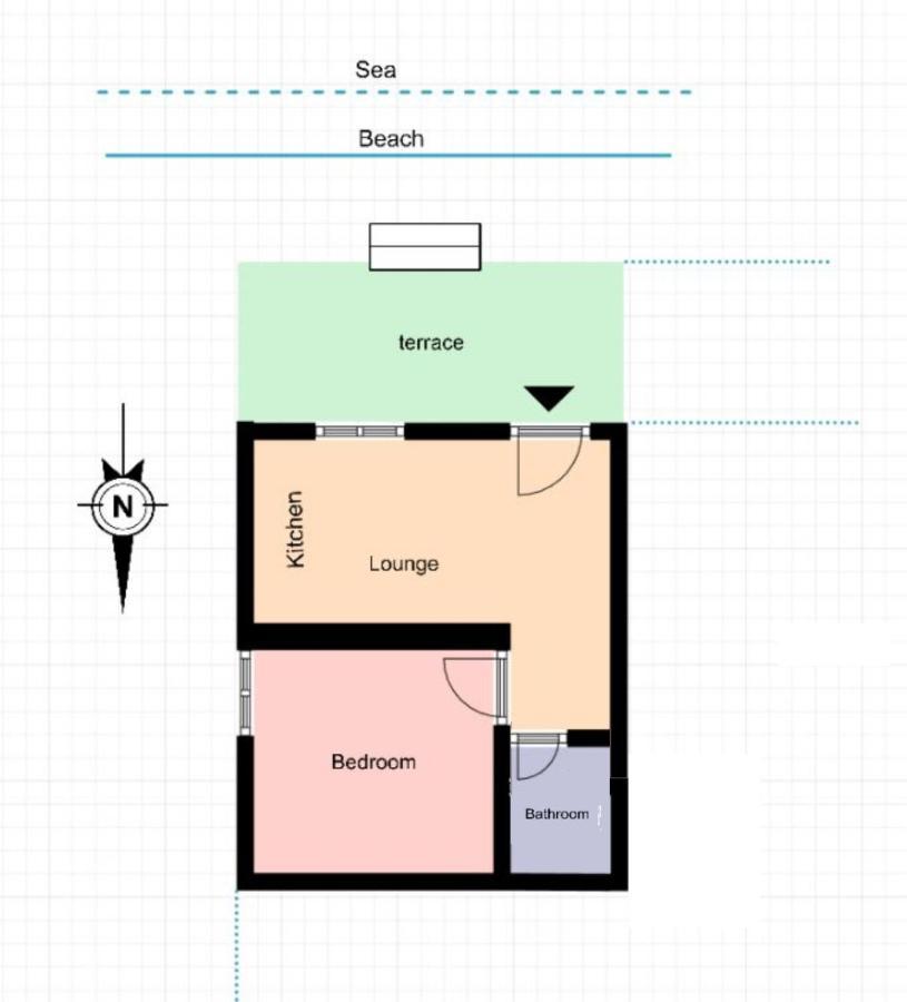 Kaminaki Beachfront Apartments Νησάκι Εξωτερικό φωτογραφία