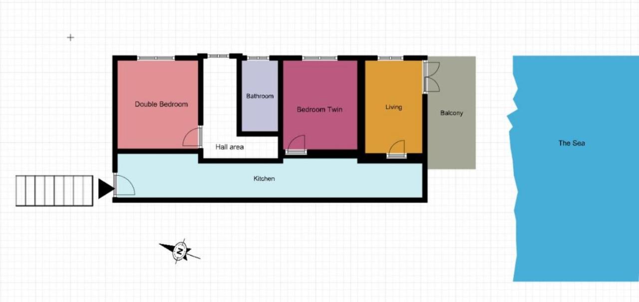 Kaminaki Beachfront Apartments Νησάκι Εξωτερικό φωτογραφία